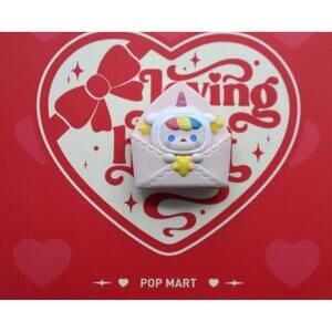 Pop Mart Pop Bean Loving Heart Pucky Envelope Star for Charms (A7)
